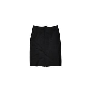 Old Navy plain black knee length skirt with pockets, size 8